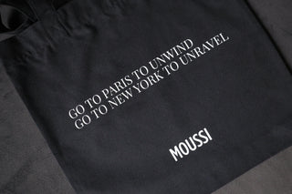 Organic Combed Cotton Tote Bag - Paris New York